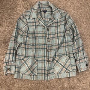 Pendleton 49er Women's Jacket in Teal and Gray